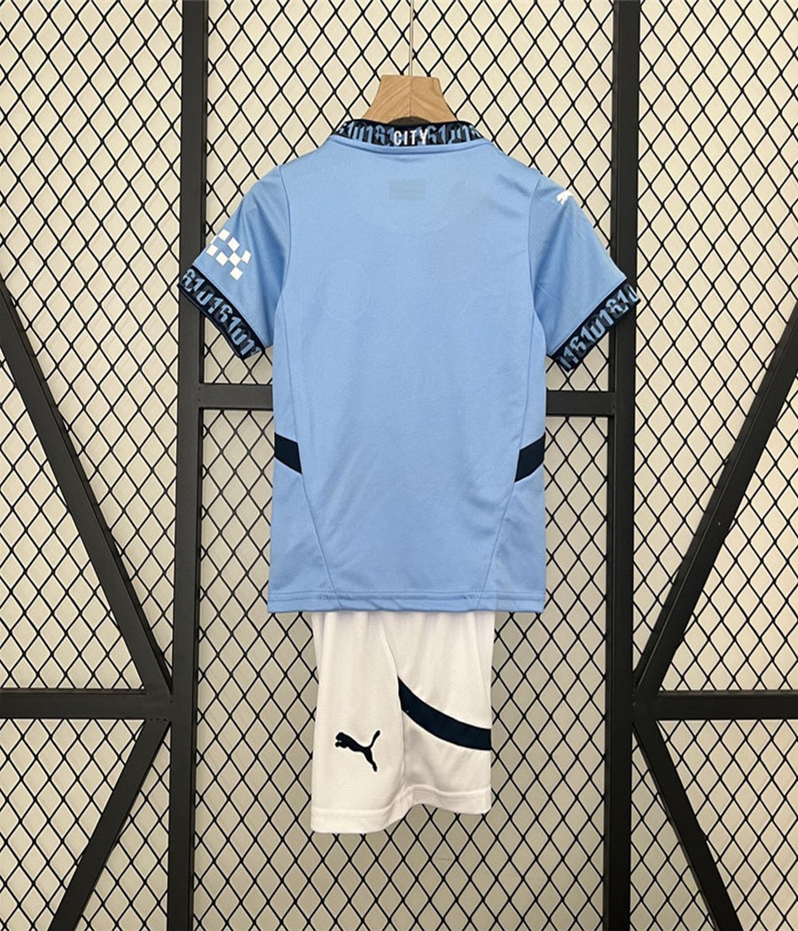 2024-2025  Manchester City Home AdultKid Kits