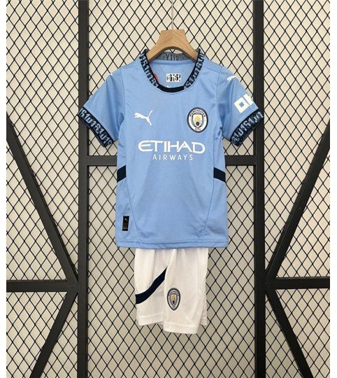 2024-2025  Manchester City Home AdultKid Kits